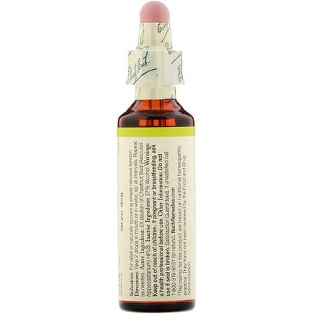Bach Original Flower Remedies, Chestnut Bud for Learning from Mistakes, 20mL Dropper