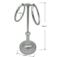 Broadway Bath Countertop Towel Ring Holder in Chrome