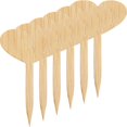 thumbnail image 4 of Wooden Plant Labels Set of 20 Round Design Markers for Garden Potted Plants Craft Use, 4 of 4