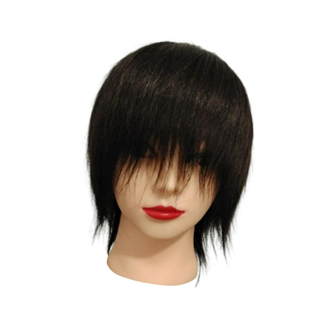 Cabeza de maniquí con accesorio para el cabello, multiusos, práctica de corte, teñido, permanente, peluquería. 48 centímetros