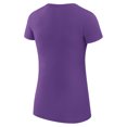 thumbnail image 3 of Women's G-III 4Her by Carl Banks Purple Minnesota Vikings Filigree Logo Fitted T-Shirt, 3 of 3