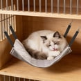 thumbnail image 6 of Cat Cage Hammock Bed Lightweight Adjustable Soft Waterproof Resting Sleepy Pads for Cats Small Dogs Rabbits, 6 of 6