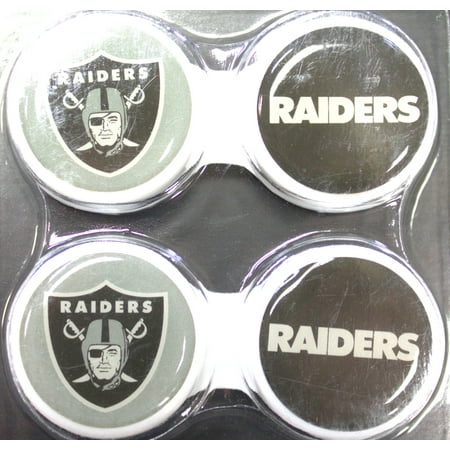 Oakland Raiders 2 Pack Contact Lens Case