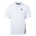 thumbnail image 2 of Men's Cutter & Buck White TCU Horned Frogs Team Big & Tall Virtue Eco Pique Tile Print Polo, 2 of 3