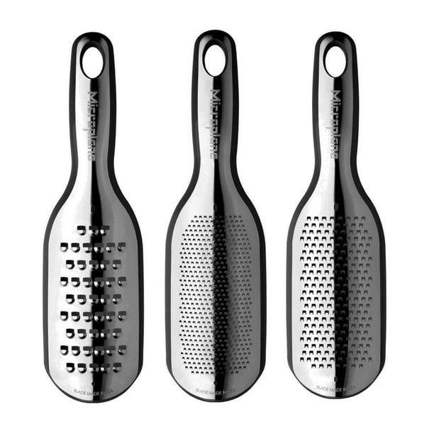 Microplane Elite Series Stainless Steel 3pc Grater w/ Cover Gift Set