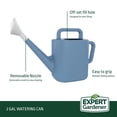 thumbnail image 4 of Expert Gardener 2 gal. Resin Watering Can, Blue Paradise, 4 of 8