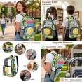 thumbnail image 5 of Xoenoiee Lemon Print Kids Clear Backpack with Lunch Box for Girls Transparent Backpack School Bags with Pencil Case Set of 3 School Bookbag Teens Satchel Bagpack 17inch Travel Daypack, 5 of 5