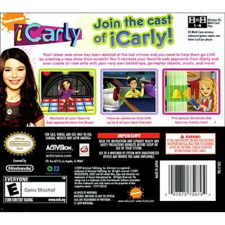 iCarly Nintendo DS