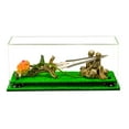 thumbnail image 3 of Versatile Deluxe Clear Acrylic Display Case - Large Rectangle Box with Black Risers and Turf Base 17" x 6" x 7" (A019-BR), 3 of 7