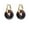 Style 1, variant on Women's Natural Stone Hoop Earrings Huggie Statement Ear Studs Style 8
