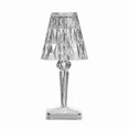 thumbnail image 3 of Lámpara de mesa de cristal Lámpara táctil de carga Lámpara de noche para dormitorio Lámpara de diamante con luz de 3 tonos oso de fresa Electrónica, 3 of 3
