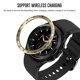 thumbnail image 3 of Anillo de parachoques de bisel para Samsung Galaxy Watch 4 Classic 46 mm (E Gold Black), 3 of 8