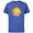 Royal Heather, variant on Disney Wish Star Eye Wink - Short Sleeve Cotton T-Shirt for Adults - Customized-Navy