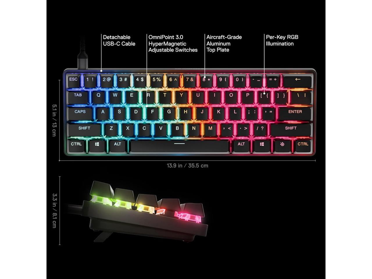 SteelSeries Apex Pro Mini Gen 3 OmniPoint 3.0 HyperMagnetic