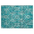 thumbnail image 2 of Addison Rugs Chantille Indoor/Outdoor Transitional Floral Teal Washable Rectangle Rug, 1'8" x 2'6", 2 of 6