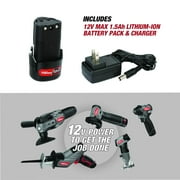 Hyper Tough 12V Cordless Cross-line Laser Level with 1.5Ah Battery and Charger