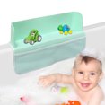 thumbnail image 3 of SUSUchens Estante de almacenamiento de juguetes para bañera con protección contra salpicaduras y ventosas, diseño plegable, antideslizante, fácil de limpiar, organizador de protección contra, 3 of 8