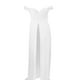 thumbnail image 5 of Vestido largo con hombros descubiertos para maternidad, vestido de fotografía para accesorios de sesión de fotos Hugo  Vestido premamá con hombros descubiertos, 5 of 10