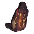 thumbnail image 2 of Wukai Butterfly Sitting on a Flower Full Set Car Seat Covers with Soft Padding Universal Auto Front Seats Protector and Cushion Mat, 2 of 5