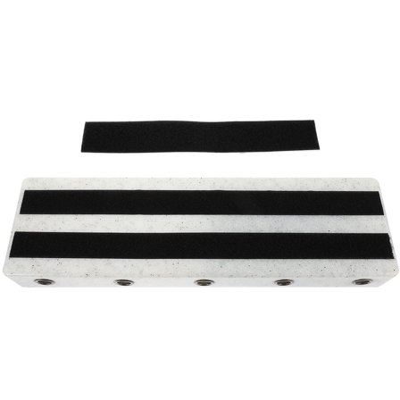 MEIBUTYUP White Guitar Effects Pedal Board Sturdy Effector Stand and Portable for Guitarists