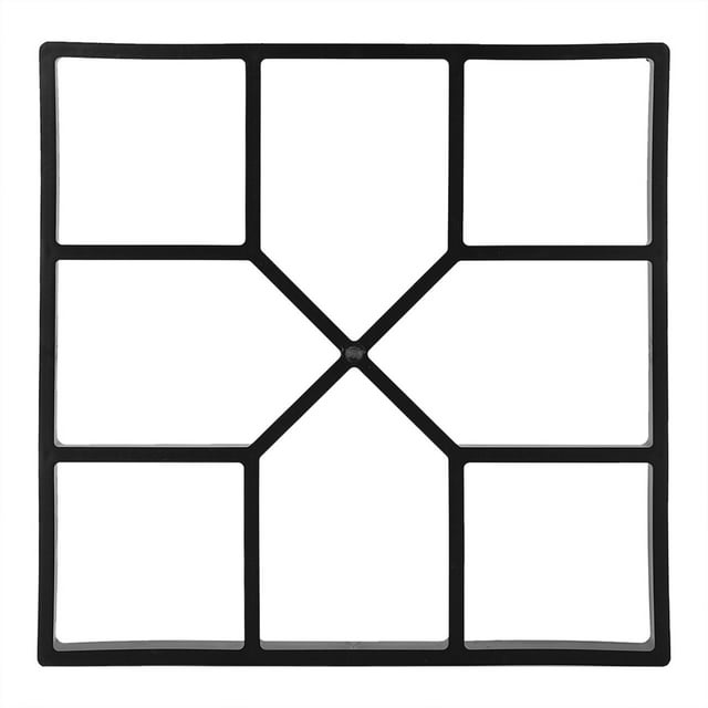 Plastic Stepping Stone Tool, Geometric Pattern Path Paver Walk Reusable Concrete Tool for Garden Home Wedding Party Restaurant Hotel
