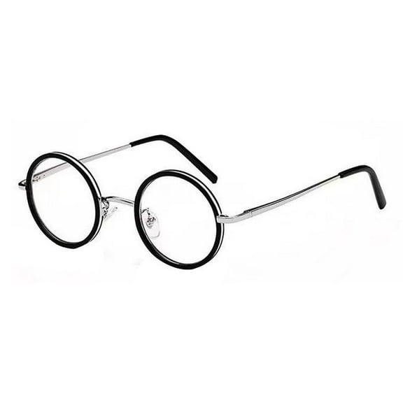 Retro Round Silver Reading Glasses Classic Spring Hinge Metal Readers 1.00 for Men