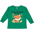 thumbnail image 3 of Inktastic My Big Brother Loves Me- little fox Boys or Girls Long Sleeve Toddler T-Shirt, 3 of 5