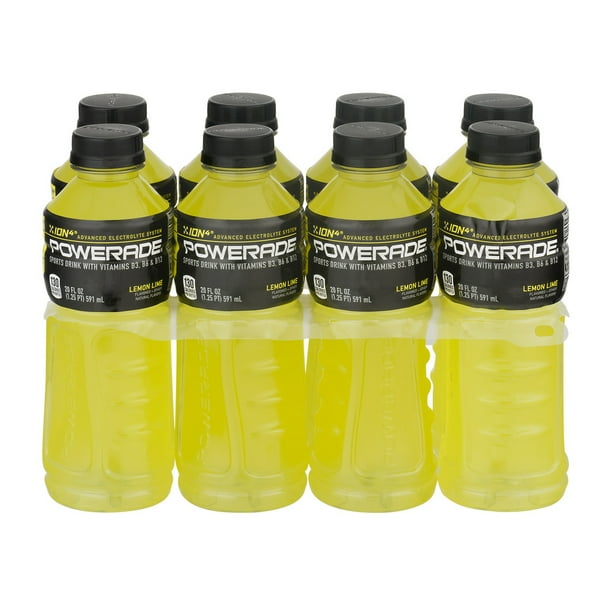 POWERADE Lemon Lime, ION4 Electrolyte Enhanced Fruit Flavored Sports Drink w/ Vitamins B3, B6