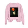 thumbnail image 7 of VKOYWKM Spooky Halloween Sweatshirt for Women Ghost Pumpkin Graphic Oversized Sweatshirt Crew Neck Long Sleeve Casual Fall Sweatshirt Holiday Party Pullover, 7 of 7