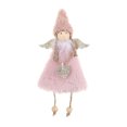 thumbnail image 1 of Pedante del festival del terciopelo de la decoración colgante del ornamento de la muñeca de la Navidad para el hotel casero, rosa Advancent HA001209-02, 1 of 6