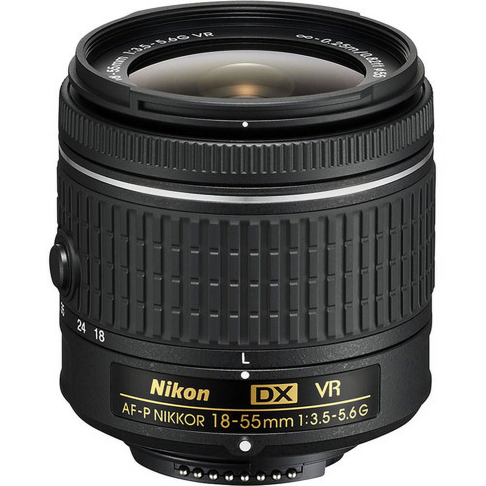 Nikon D5600 DSLR Camera with Nikon AF-P DX NIKKOR 18-55mm f/3.5