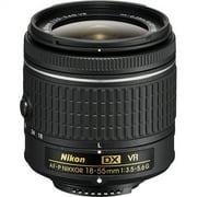 Nikon D5600 DSLR Camera with Nikon AF-P DX NIKKOR 18-55mm f/3.5-5.6G VR Lens + Nikon AF-S DX NIKKOR 55-200mm f/4-5.6G ED VR II Lens + Pixi Starter Bundle Kit