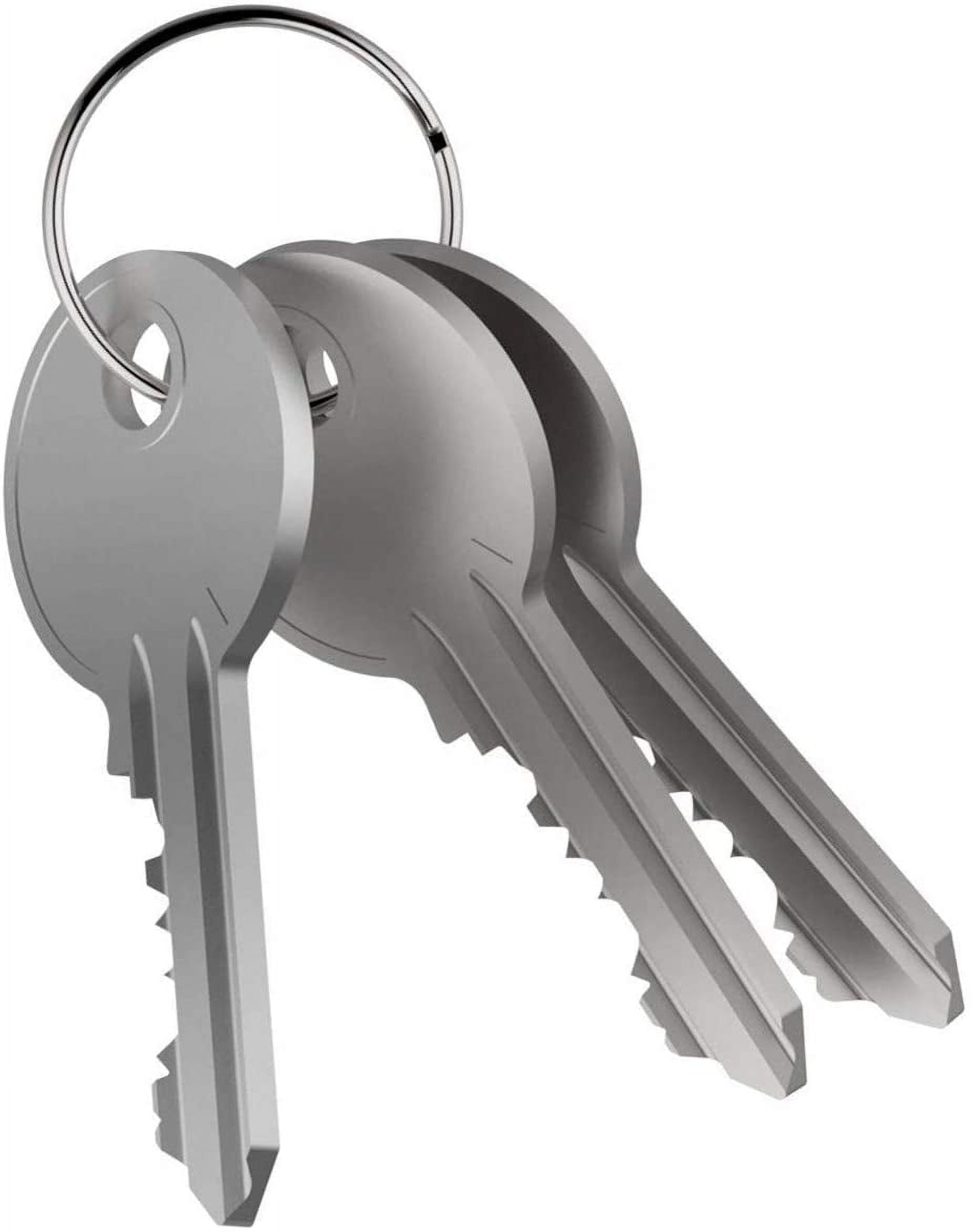 HeeYaa Flat Key Rings 10 Pieces 1 inches Flat Key Rings Metal Keychain  Rings Split Keyrings Flat O Ring for Home Car Office Keys Attachment(Black)