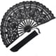thumbnail image 1 of Lace Folding Fan Bamboo Fan Wedding Fan, 1 of 4