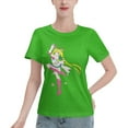 thumbnail image 1 of T-Shirt Basique à Manches Courtes pour Femmes Sailor Moon Lièvre Lunaire, 1 of 6