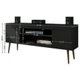 thumbnail image 4 of Manhattan Comfort Bradley 4 Shelves Wood TV Stand for TVs up to 60" in Black, 4 of 11