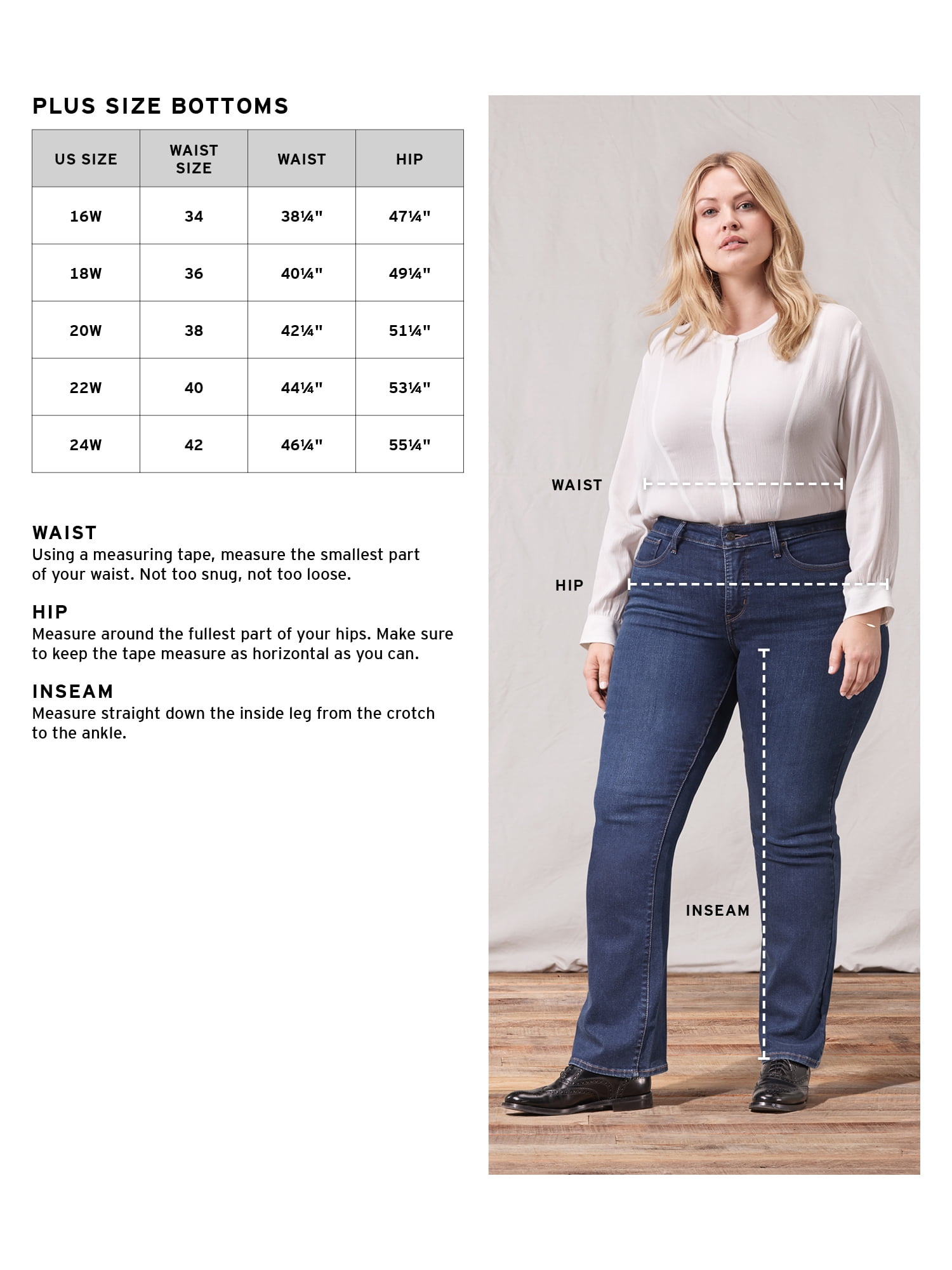 levi's 414 plus size