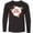 AB-Black, variant on Inktastic Feliz Navidad Poinsettia Long Sleeve Youth T-Shirt