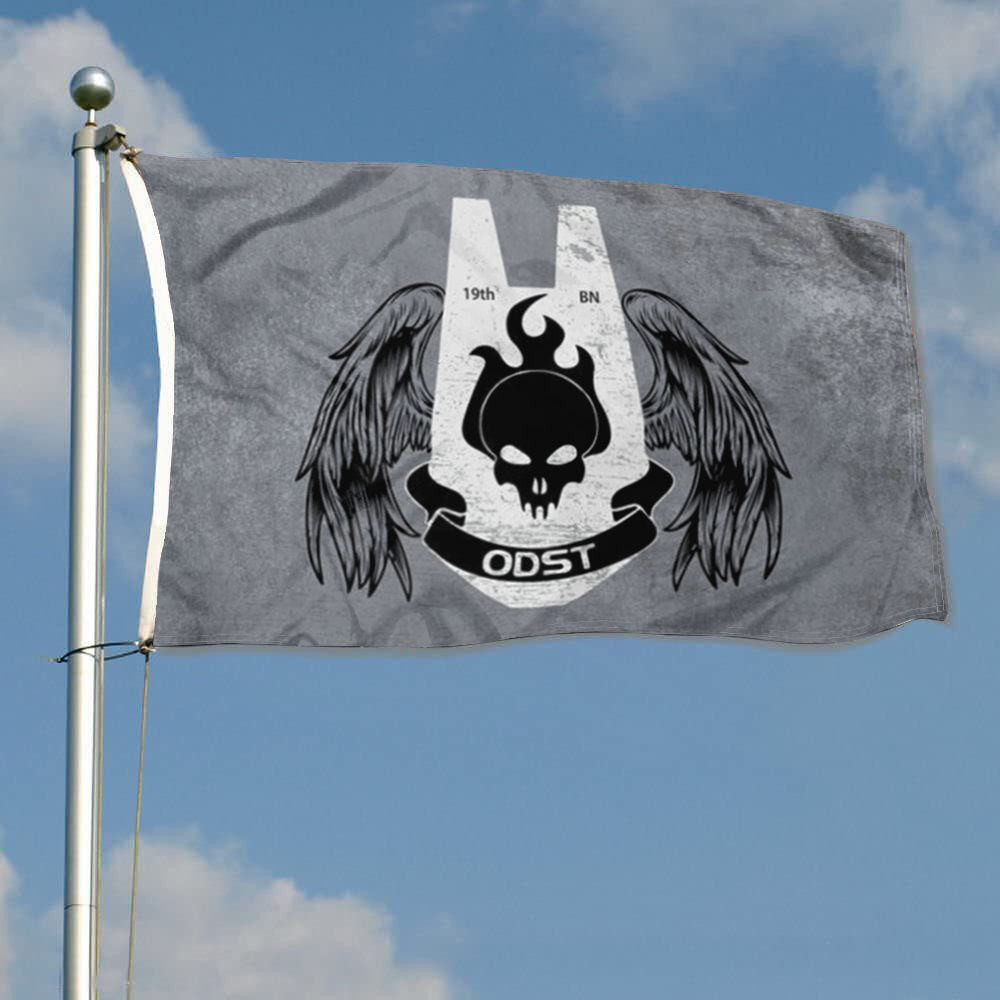 Gaming Room Decor ODST Odst Flag 30x50 Inch | Seychelles Orbital Drop ...