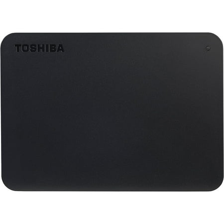 Toshiba - Canvio Basics 1TB External USB 3.0 Portable Hard Drive - Black