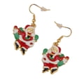 thumbnail image 4 of Mujeres Damas Varios Diseños De Navidad Gancho Cuelgan Clip Pendientes Espárragos Navidad, 4 of 7