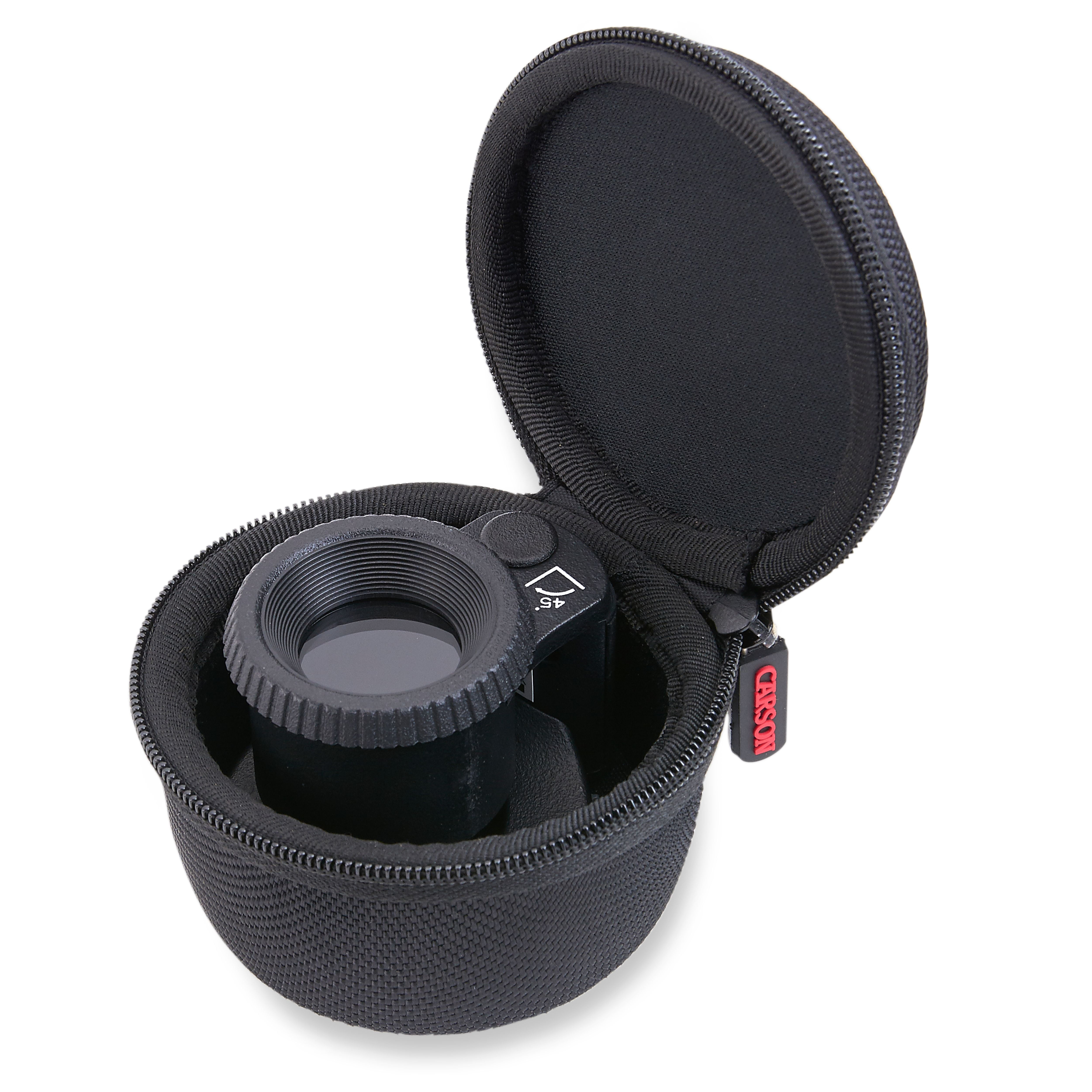 Carson SensorMag™ 4.5x30mm Camera Sensor Magnifier Cleaning Loupe, Magnifying Glass with Light for DSLR Cameras (SM-44)