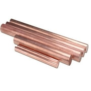 1 Piece Of Red Copper Round Bar, Diameter: 8mm, Length: 500mm