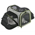 thumbnail image 3 of Transportín para mascotas, bolso de viaje para perros y gatos, bolso de mano para mascotas, bolso de hombro cómodo y funcional, 3 of 11