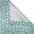 thumbnail image 4 of Ambesonne Turquoise Grommet Curtain Single Panel, Polka Dots Romantic Art, 50"x60", White and Pale Blue, 4 of 5