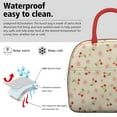 thumbnail image 3 of Lunch Bag Lunch Box for Women Reusable Insulated Lunch Bags,Water-Resistant Cherry and Flowers Cooler Lunch Tote Bag, Large Capacity for Work Travel Picnic, 3 of 6