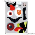 thumbnail image 1 of Pegatina De Pared De Pvc De Dibujos Animados De Halloween, Calcomanías De Ventana De Hueso De Cabeza De Calabaza, Pegatinas De Pared De Habitación Para Niños, Decoración Del Hogar De Festival 4 Uds. Moyic HA039986-03, 1 of 6