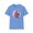 Carolina Blue, variant on Samurai Themed Unisex Softstyle Tee Shirt Gildan 64000 100 Percent Ring Spun Cotton
