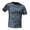 Dark Gray, variant on Mens Casual Tall Short Sleeve Tee Shirt Crew Neck Pocket Tees for Men Breathable Short Sleeve Gym Tee(Dark Gray,L)