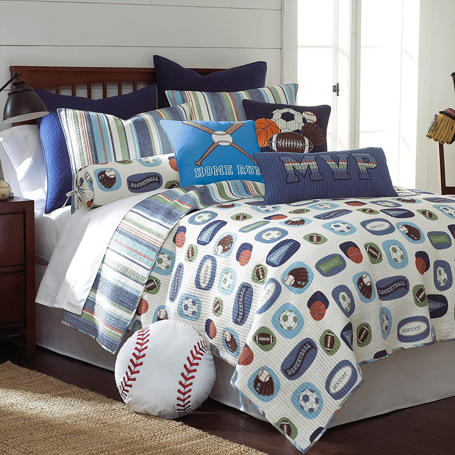 Levtex Home MVP Quilt Set Kids Twin/Twin XL Quilt and One Standard